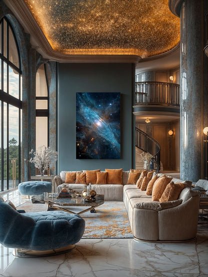 Art Print SpaAIce - Echoes Beyond the Milky Way