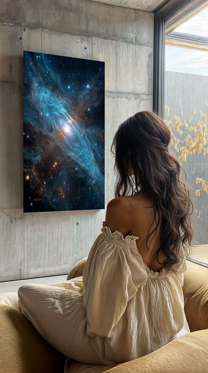 Art Print SpaAIce - Echoes Beyond the Milky Way