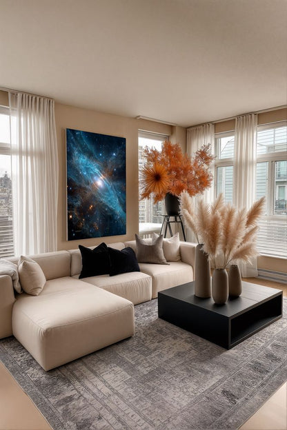 Art Print SpaAIce - Echoes Beyond the Milky Way