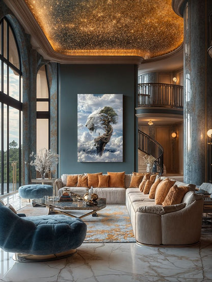 Art Print Alex Bush AI - The Vivid Mirage