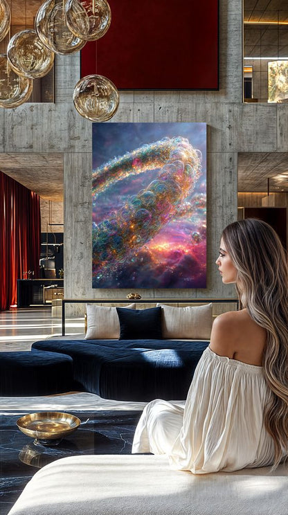 Art Print Abstract Lab AI - Prismverse