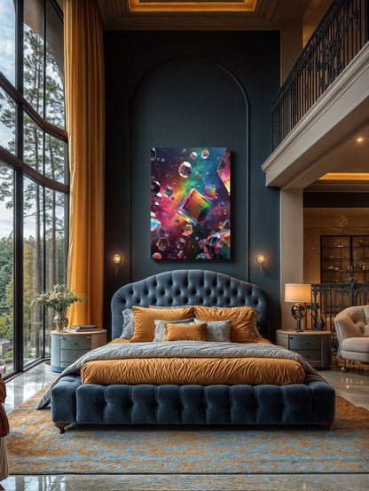 Art Print Abstract Lab AI - Lucid Geometry