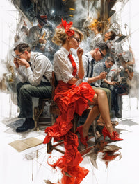Art Print Alex Bush AI - The Bridge Between Minds
