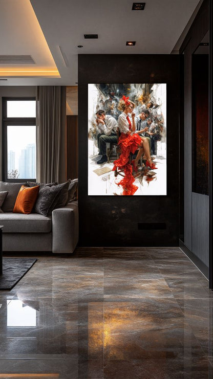 Art Print Alex Bush AI - The Bridge Between Minds