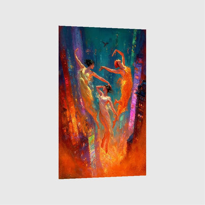 Art Print BogARTai - The Dance In Rhythm of City