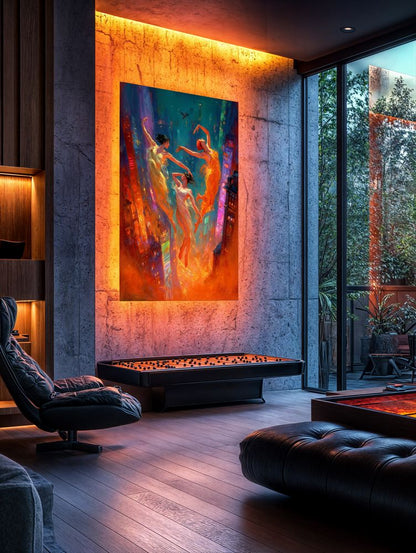 Art Print BogARTai - The Dance In Rhythm of City