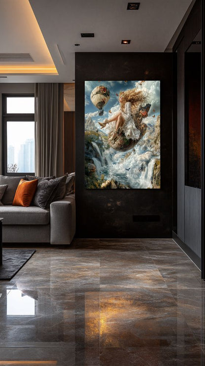 Art Print Alex Bush AI - Echoes of an Unfinished Story