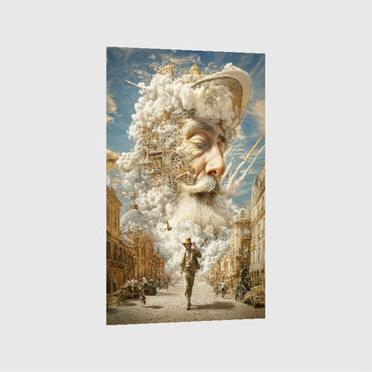 Art Print Alex Bush AI - In the Studio of Silence