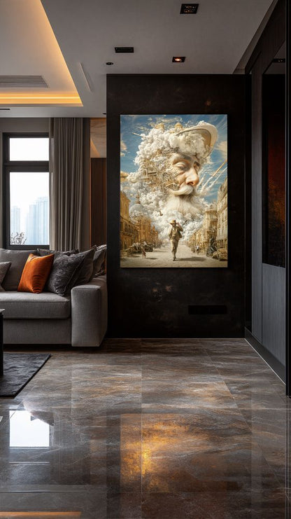 Art Print Alex Bush AI - In the Studio of Silence