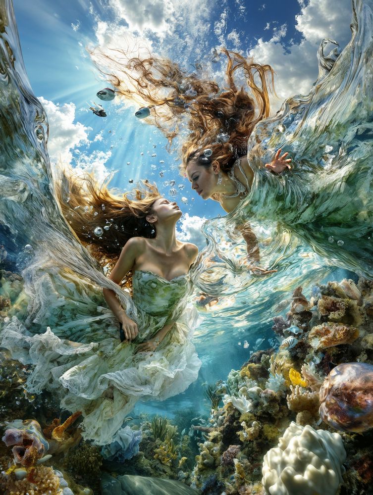 Art Print BogARTai - Pearls of the Reef