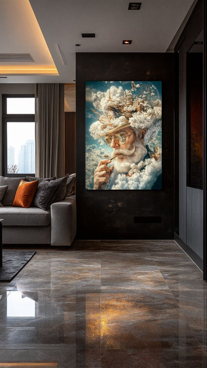 Art Print Alex Bush AI - The Clouds of Last Memories