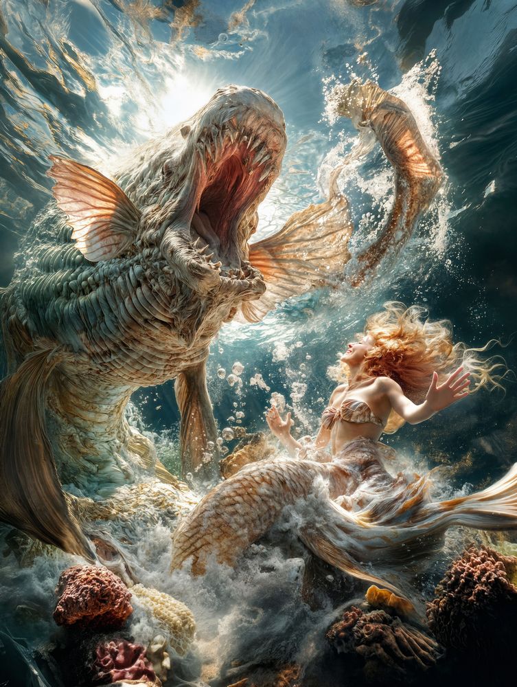Art Print BogARTai - The Enigma of Sea
