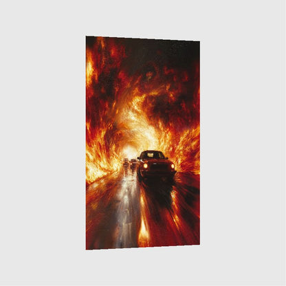 Art Print BogARTai - The Fire of Wheels
