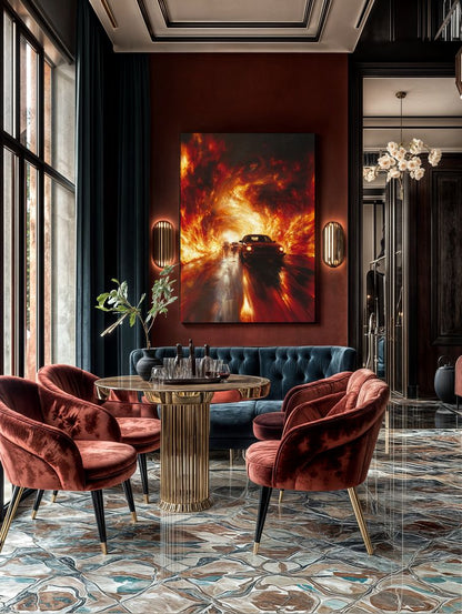 Art Print BogARTai - The Fire of Wheels