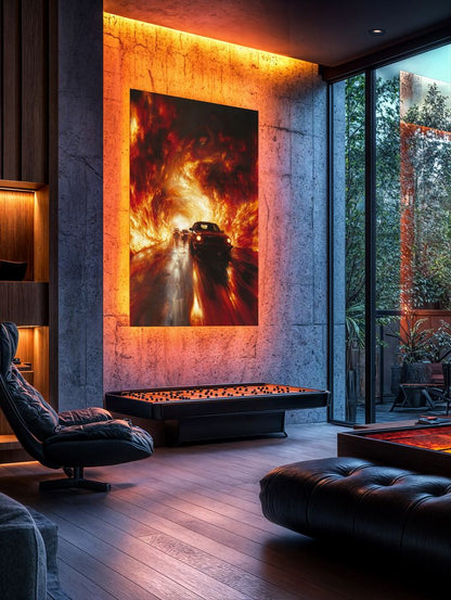 Art Print BogARTai - The Fire of Wheels
