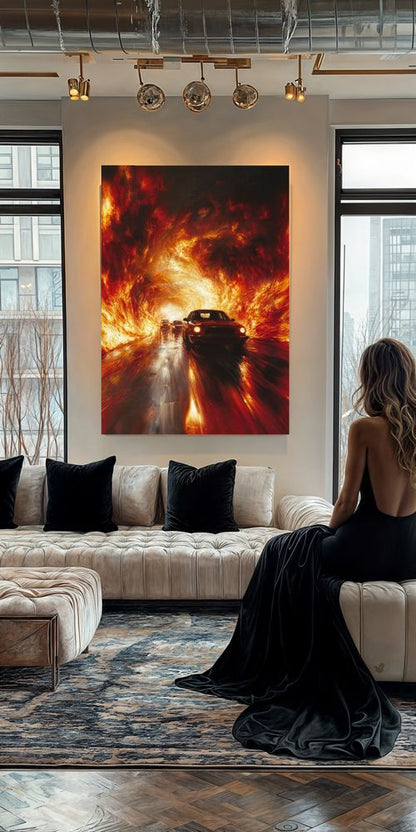 Art Print BogARTai - The Fire of Wheels