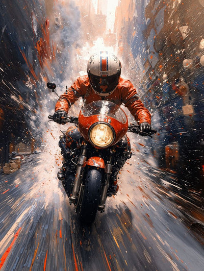 Art Print BogARTai - Road Splashes