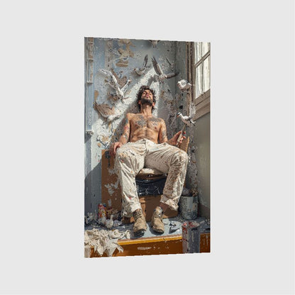 Art Print BogARTai - I Wish I Could Fly