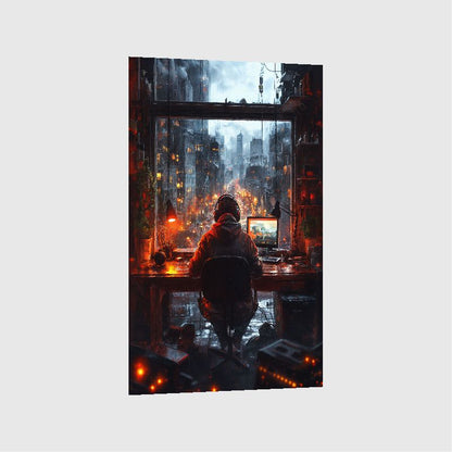 Art Print BogARTai - The Border Between Online and Offline Lives