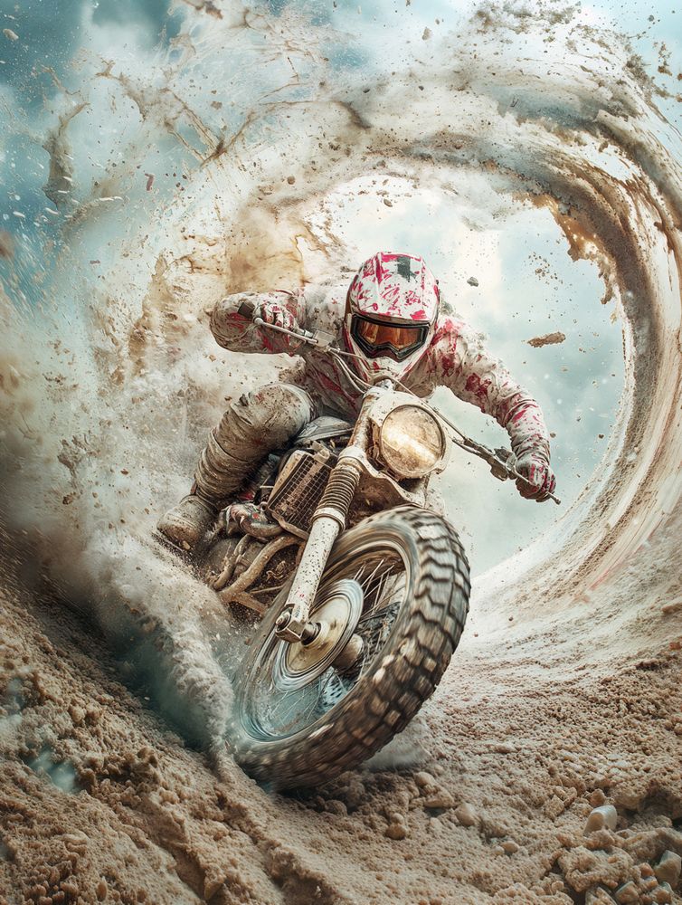 Art Print BogARTai - Tires Screeching