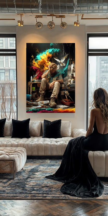 Art Print Alex Bush AI - The Forgotten Tale