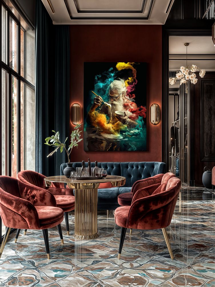 Art Print Alex Bush AI - Magic of Color