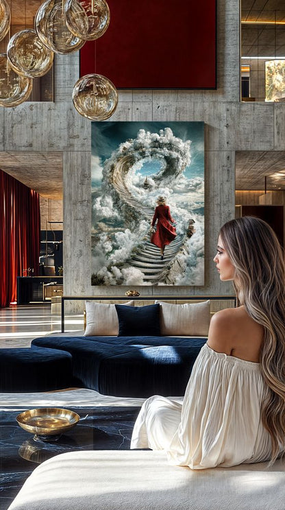 Art Print Alex Bush AI - Stairway to Heaven