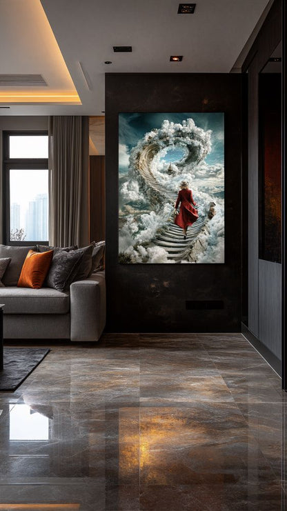 Art Print Alex Bush AI - Stairway to Heaven