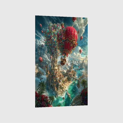 Art Print Alex Bush AI - The Balloon Merriment