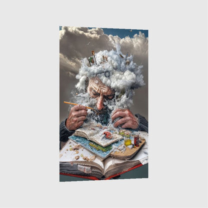 Art Print Alex Bush AI - Deep Reflection