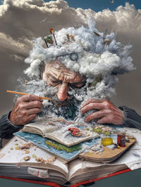 Art Print Alex Bush AI - Deep Reflection