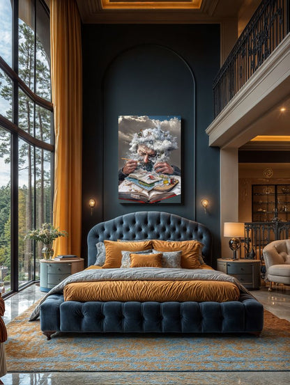 Art Print Alex Bush AI - Deep Reflection