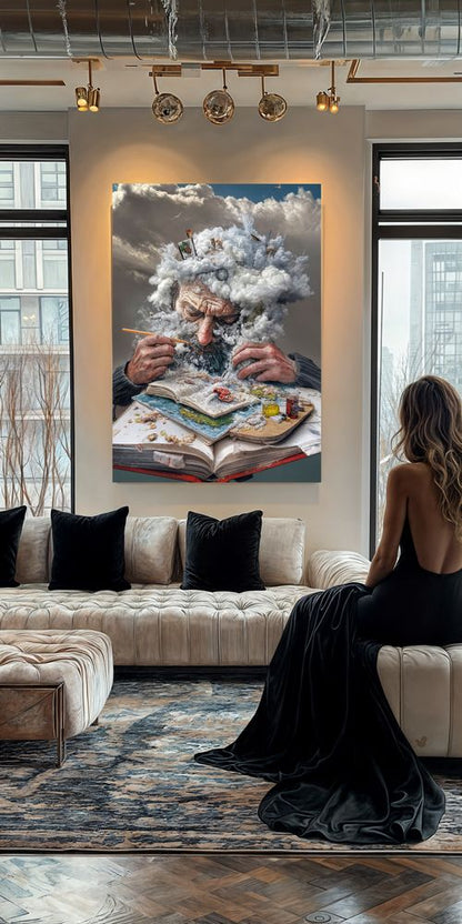 Art Print Alex Bush AI - Deep Reflection