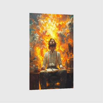 Art Print Alex Bush AI - Profound Meditation