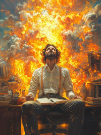 Art Print Alex Bush AI - Profound Meditation