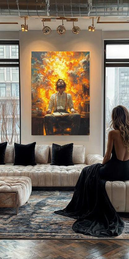 Art Print Alex Bush AI - Profound Meditation