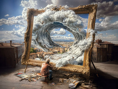 Art Print Alex Bush AI - Innovator, Artist, Visionary