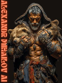 AI Artists Battle Poster Alexandr Mihailov AI