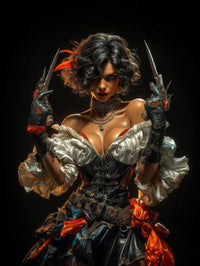 AI Artists Battle Poster Zulfiia Ermakova