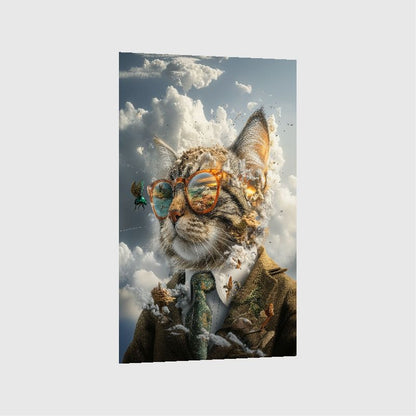 Art Print Alex Bush AI - The Untold Story of The One Cat