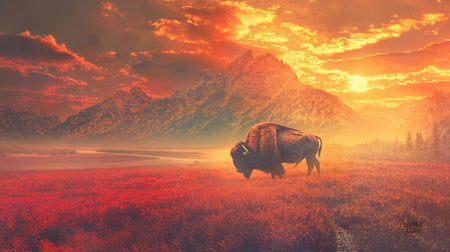 Art Print wAIld Life - Tracking Nature's Secrets