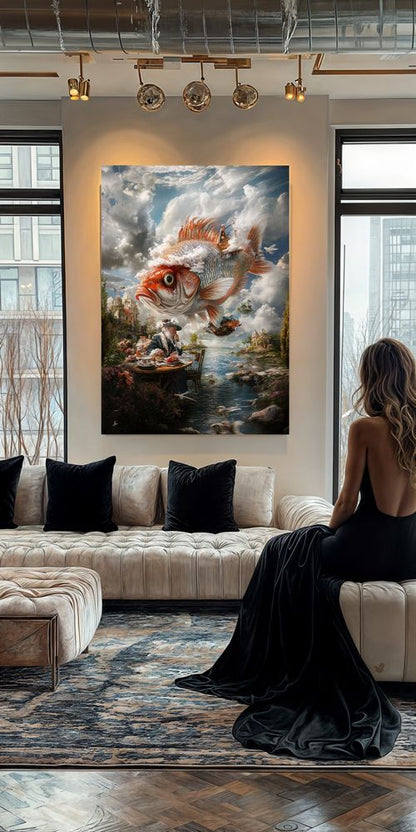 Art Print Alex Bush AI - Aerial Currents