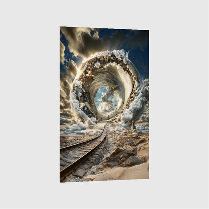 Art Print Alex Bush AI - The Cave of Avoid