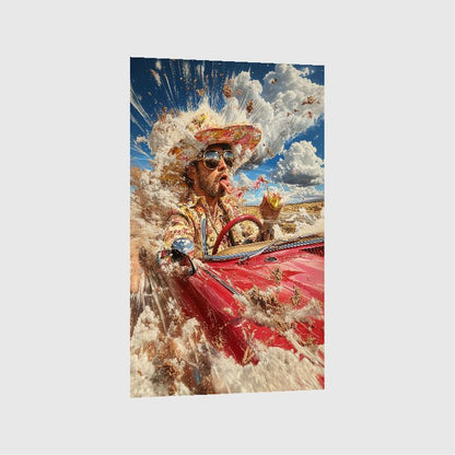 Art Print Alex Bush AI - The Dual Identity