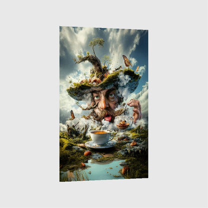 Art Print Alex Bush AI - Mad Tea Party