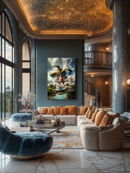 Art Print Alex Bush AI - Mad Tea Party