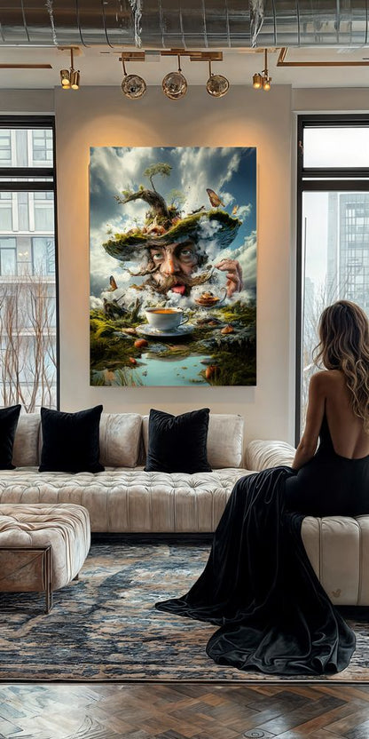 Art Print Alex Bush AI - Mad Tea Party