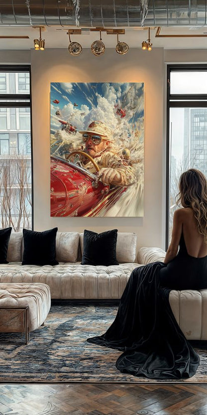 Art Print Alex Bush AI - A Journey Through History