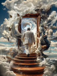 Art Print Alex Bush AI - The Door Into Eternity