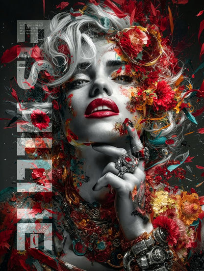 Art Print BogARTai - Crimson Muse